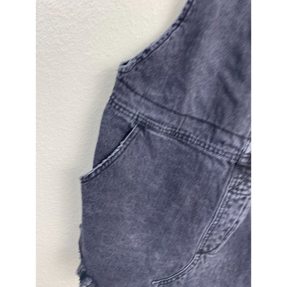🖤Free People Black Overalls with Distressed Hem - Picture 9 of 15